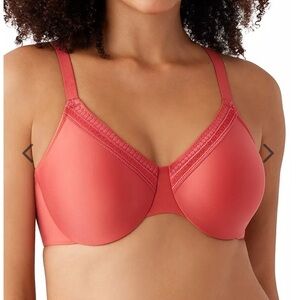 Wacoal Comfort First Bra Size 36 C Lace Trim Red